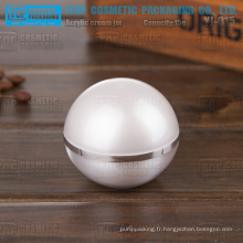 YJ-O15 15g classique et populaire tour pot acrylique blanc de balle silhouette de perle